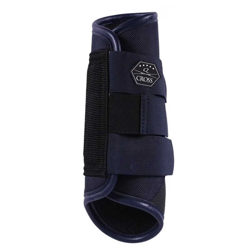 QHP Technical Hind Eventing Boots - Navy